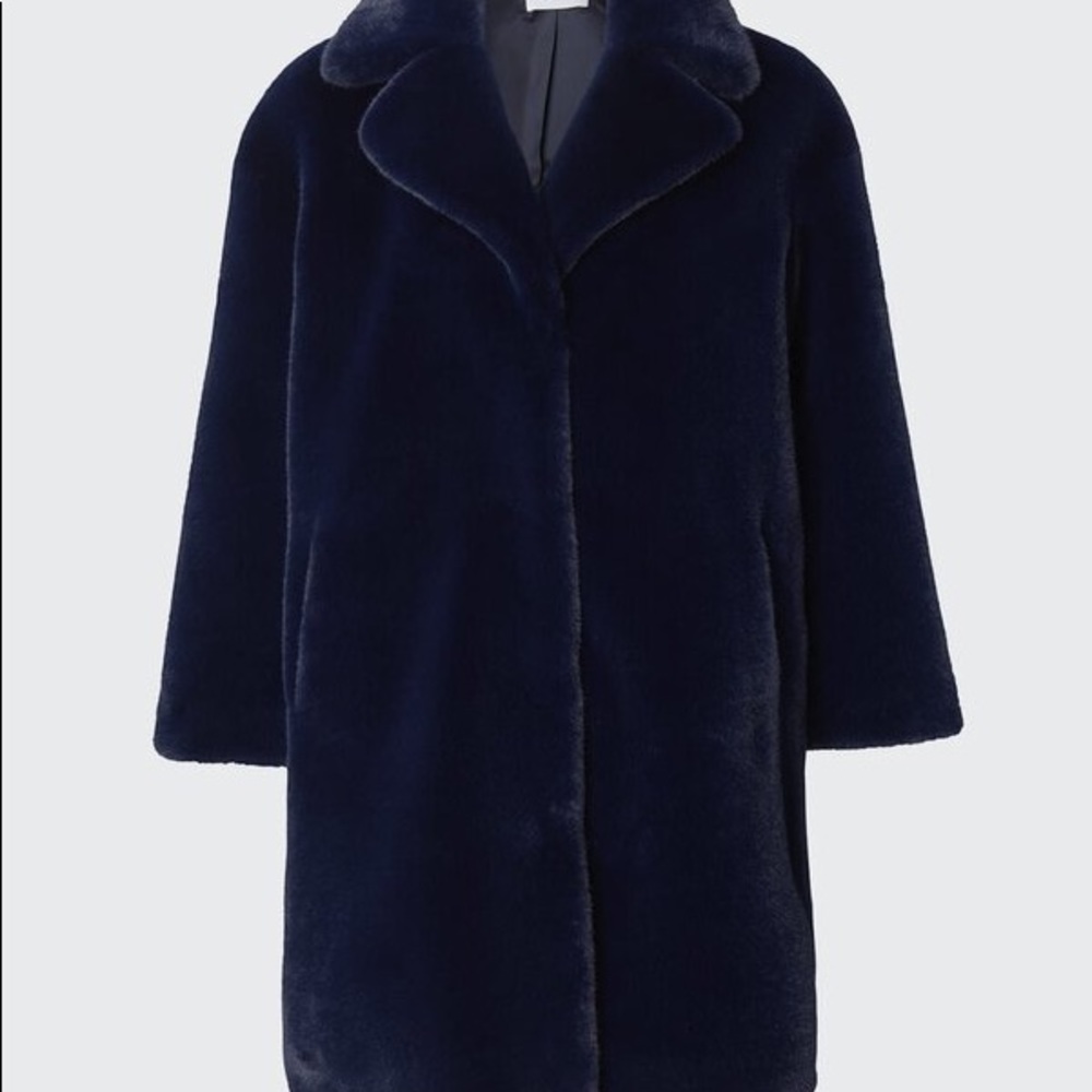 STAND STUDIO
Camille Faux-Fur Cocoon Coat (size EU 32,US2)